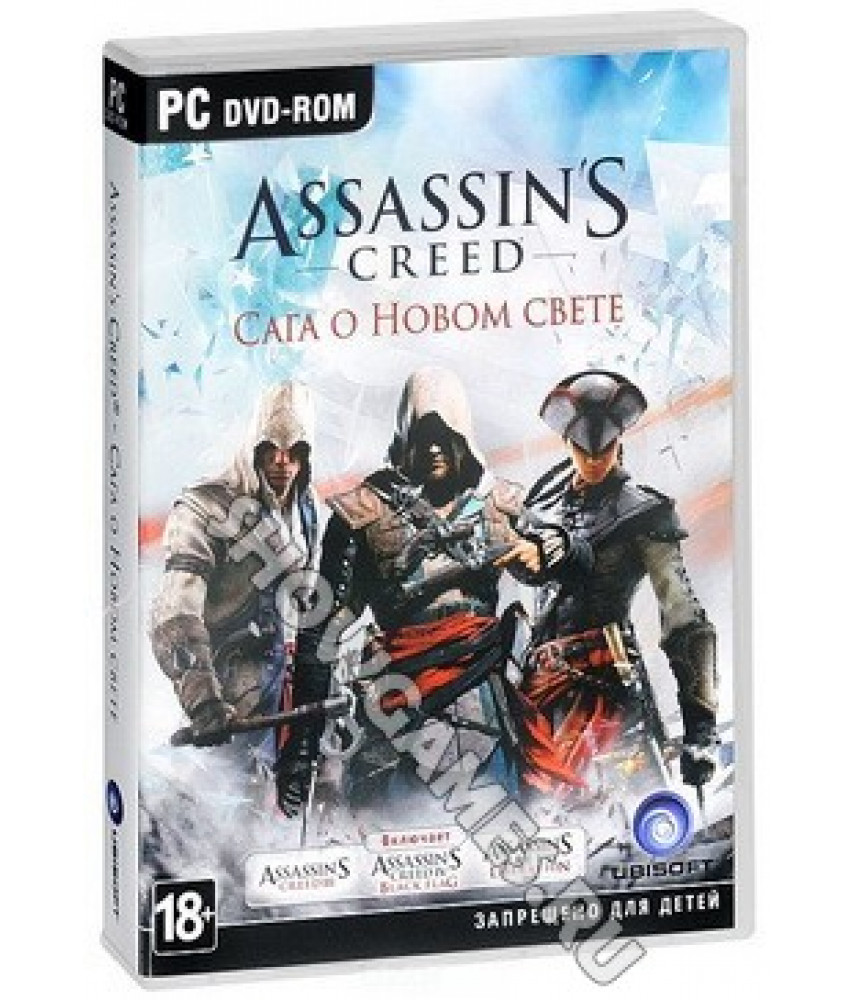 Assassin's Creed Сага о Новом Свете (Русская версия) [PC DVD, box]