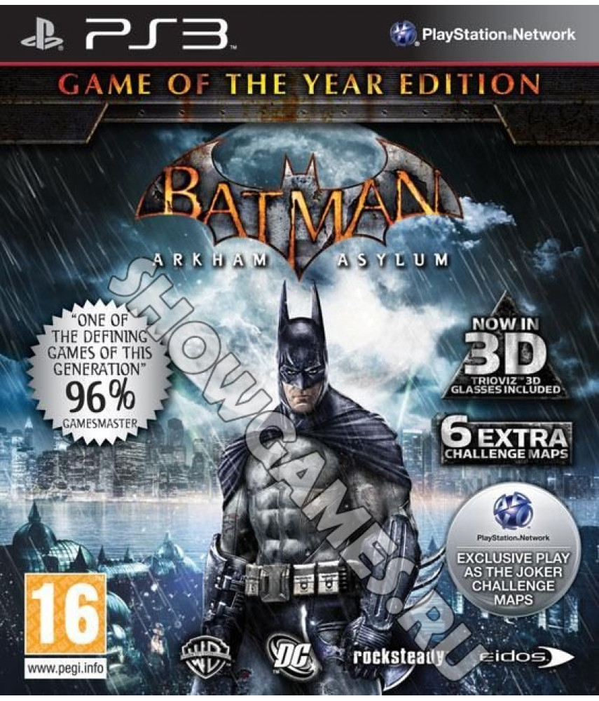 Batman: Arkham Asylum [PS3] - Б/У