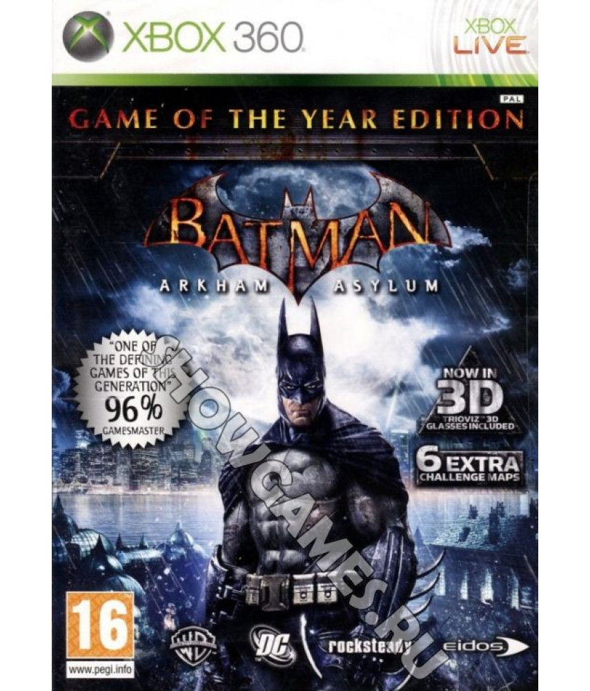 Batman: Arkham Asylum - Game Of The Year Edition [Xbox 360]