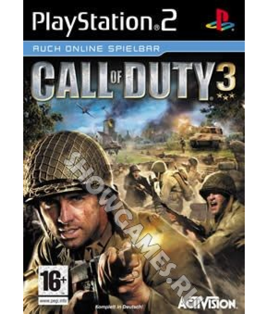 PS2 игра Call of Duty 3 для Playstation 2 - Б/У