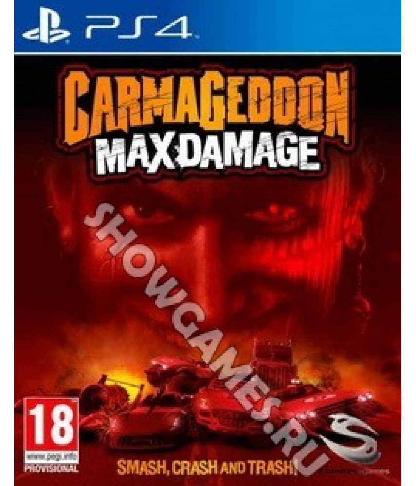 Carmageddon: Max Damage - 3D Cover (Русские субтитры) [PS4]