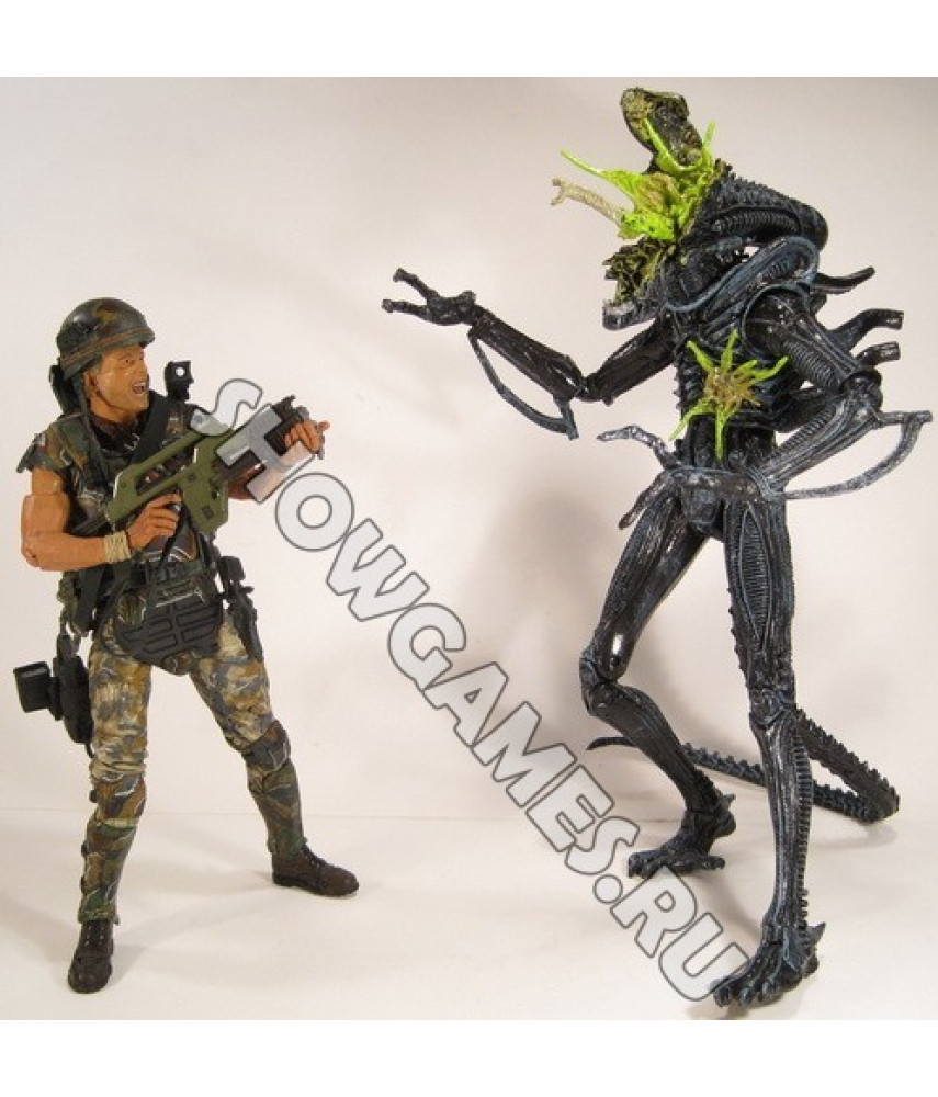 Aliens. Corporal Dwayne Hicks vs Xenomorph Warrior (Капрал Хикс против Чужого)