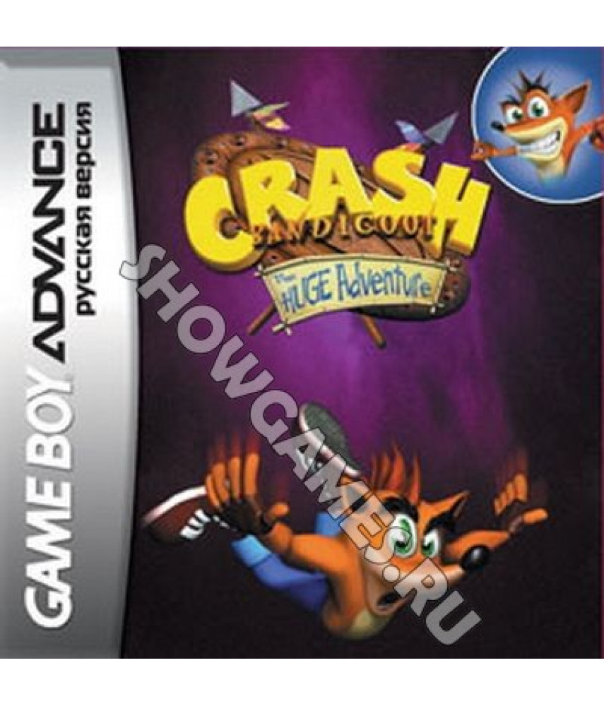 Crash Bandicoot: The Huge Adventure (Русская версия)  [Game Boy]