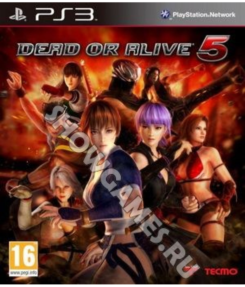 Dead or Alive 5 (PS3, английская версия)