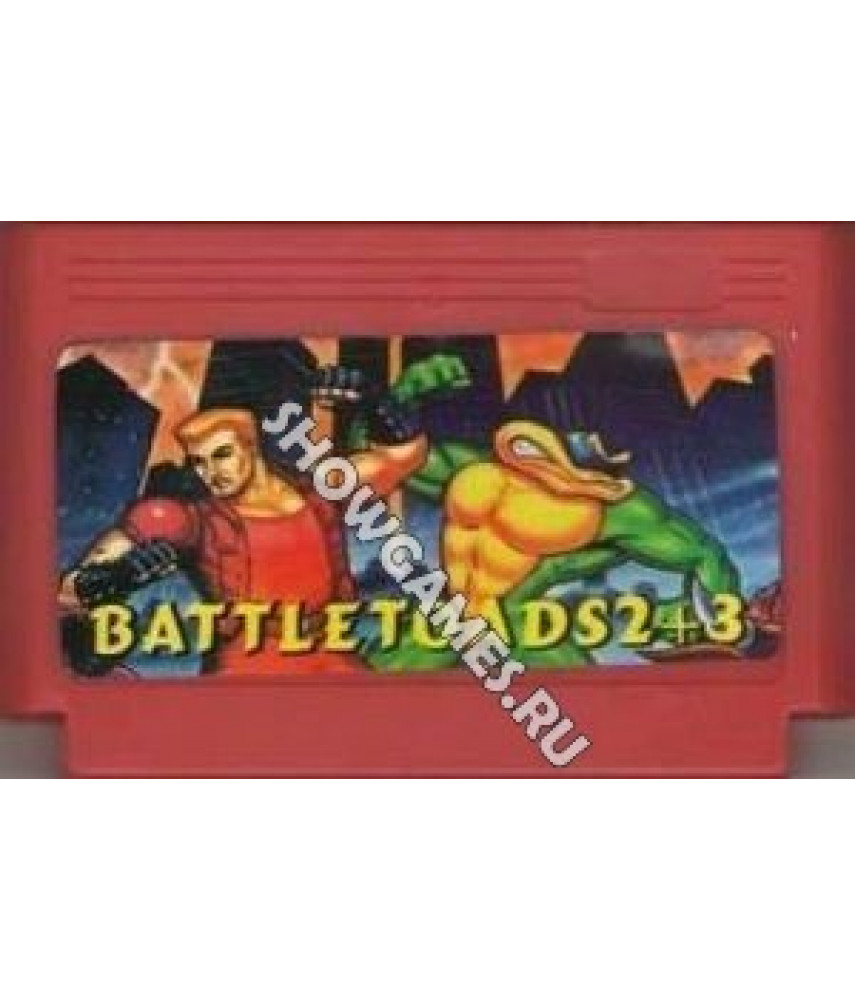 Сборник игр для Денди 8 Бит [2 в 1] - Battletoads / Battletoads Double Dragon