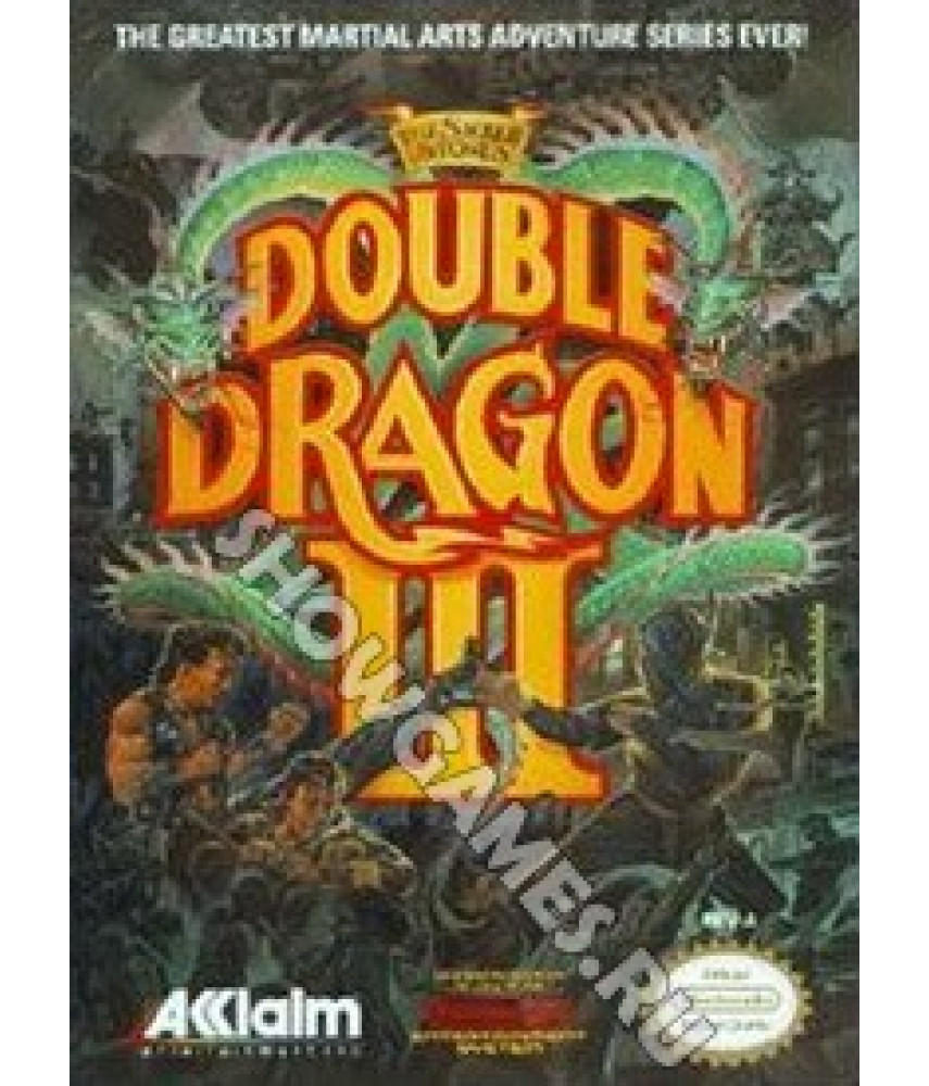 Игра Double Dragon 3: The Rosetta Stone для Sega (16bit)