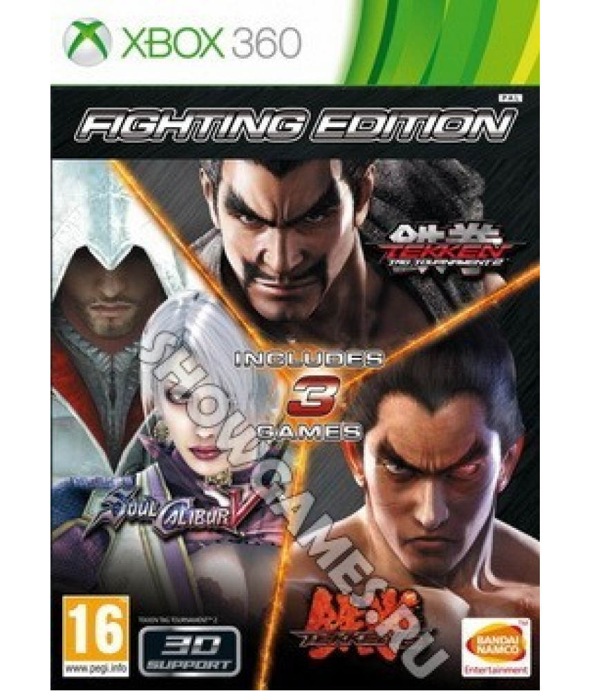 Fighting Edition (Tekken 6 + SoulCalibur 5 + Tekken Tag Tournament 2) (Русские субтитры) [Xbox 360]