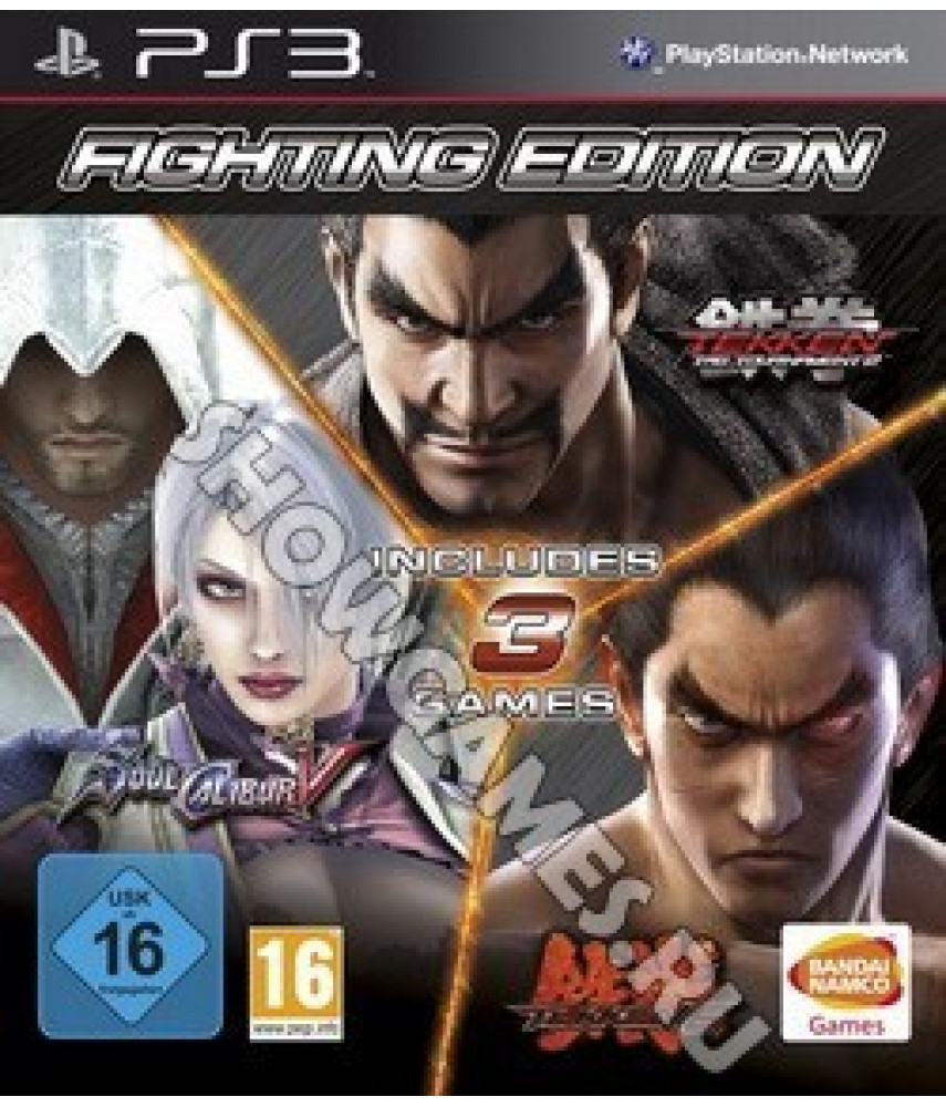 Fighting Edition (Tekken 6 + SoulCalibur 5 + Tekken Tag Tournament 2) (PS3, русские субтитры)