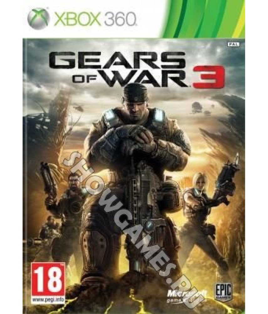Gears of War 3 (Русские субтитры) [Xbox 360]