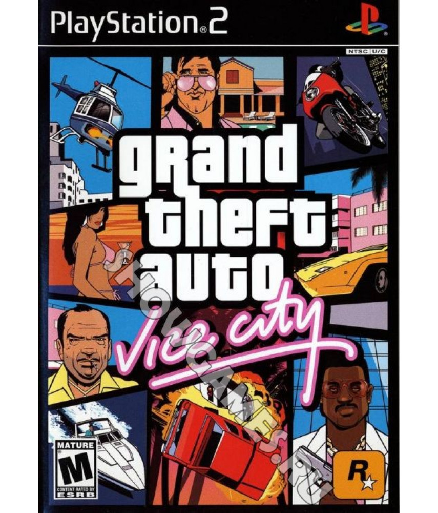 Grand Theft Auto Vice City Platinum [PS2]