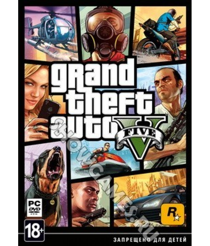 Grand Theft Auto V [GTA 5] (Русские субтитры) [PC DVD, box]