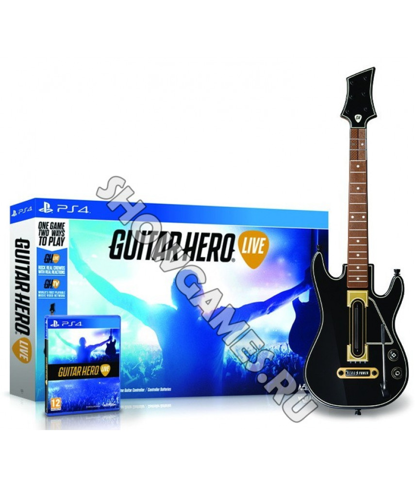 Guitar Hero Live Bundle (игра + гитара) [PS4]