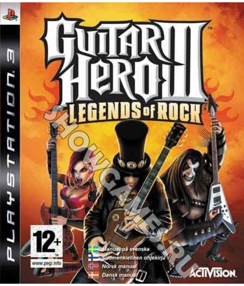 Guitar Hero III: Legends of Rock [PS3] - Б/У