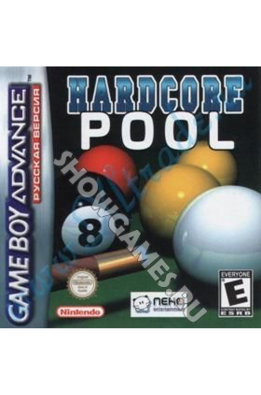 Hardcore Pool (Бильярд) картридж (игра) для Game Boy Advance - ShowGames.ru