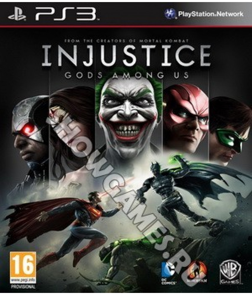 PS3 Игра Injustice Gods Among Us с русскими субтитрами для Playstation 3 - Б/У