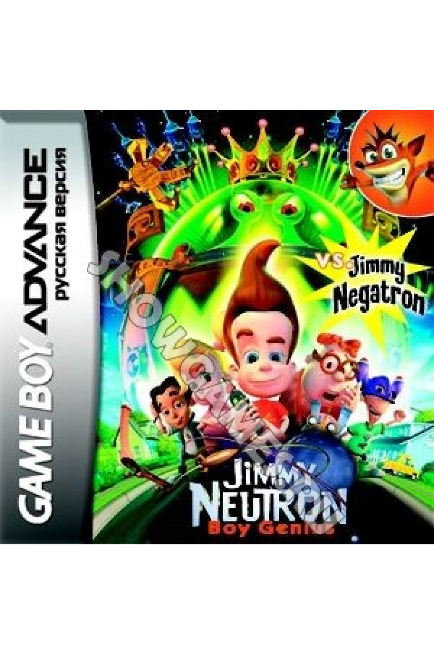 Jimmy Neutron vs. Jimmy Negatron Джимми нейтрон картридж игра для Game Boy  Advance - ShowGames.ru