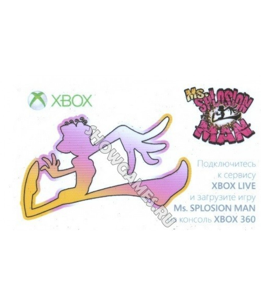 Код на загрузку: Ms. Splosion Man (Английская Версия) (Xbox 360)