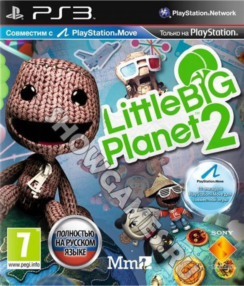 PS3 Игра LittleBigPlanet 2 на русском языке для Playstation 3 - Б/У