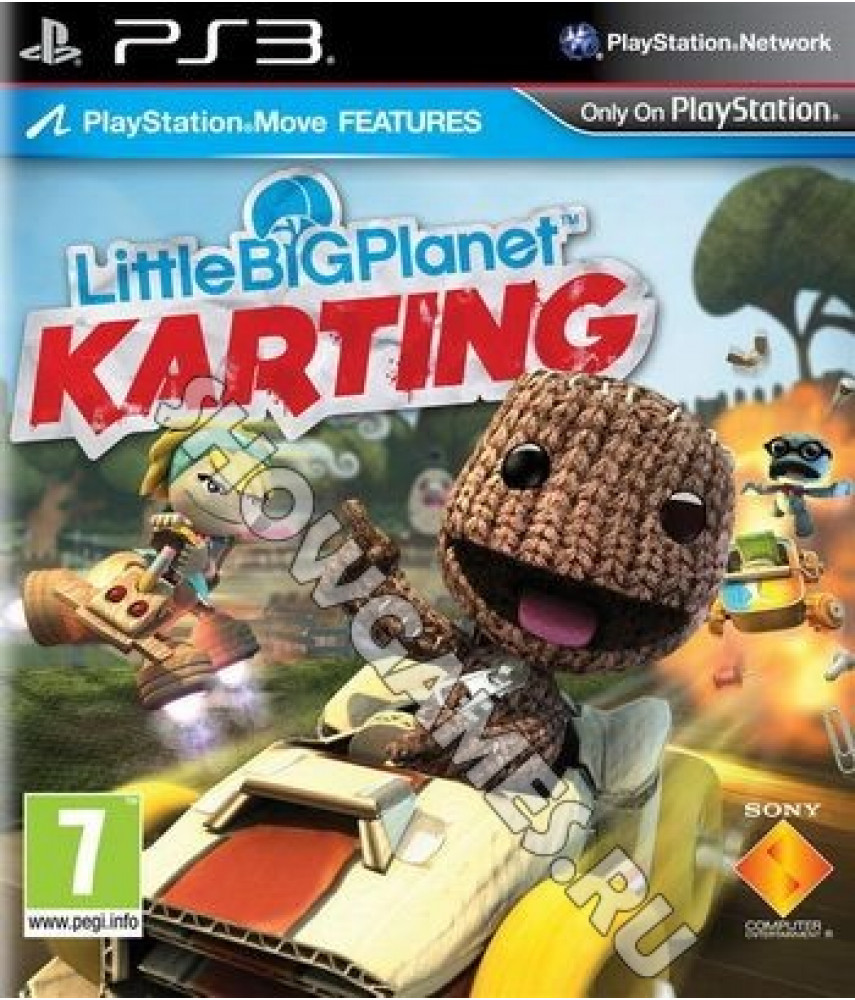 PS3 игра LittleBigPlanet Картинг на русском языке для Playstation 3 - Б/У