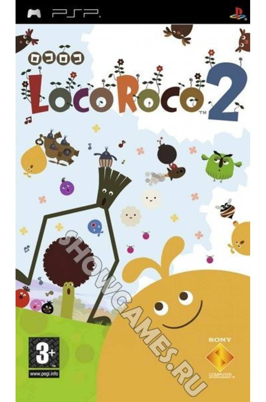 Игра Loco Roco 2 (Русская версия) для PSP - Showgames.ru