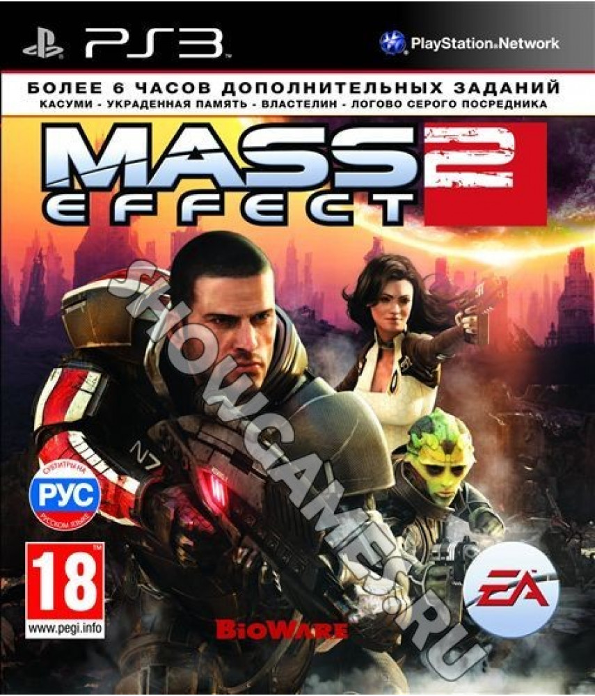 PS3 Игра Mass Effect 2 с русскими субтитрами для Playstation 3 - Б/У