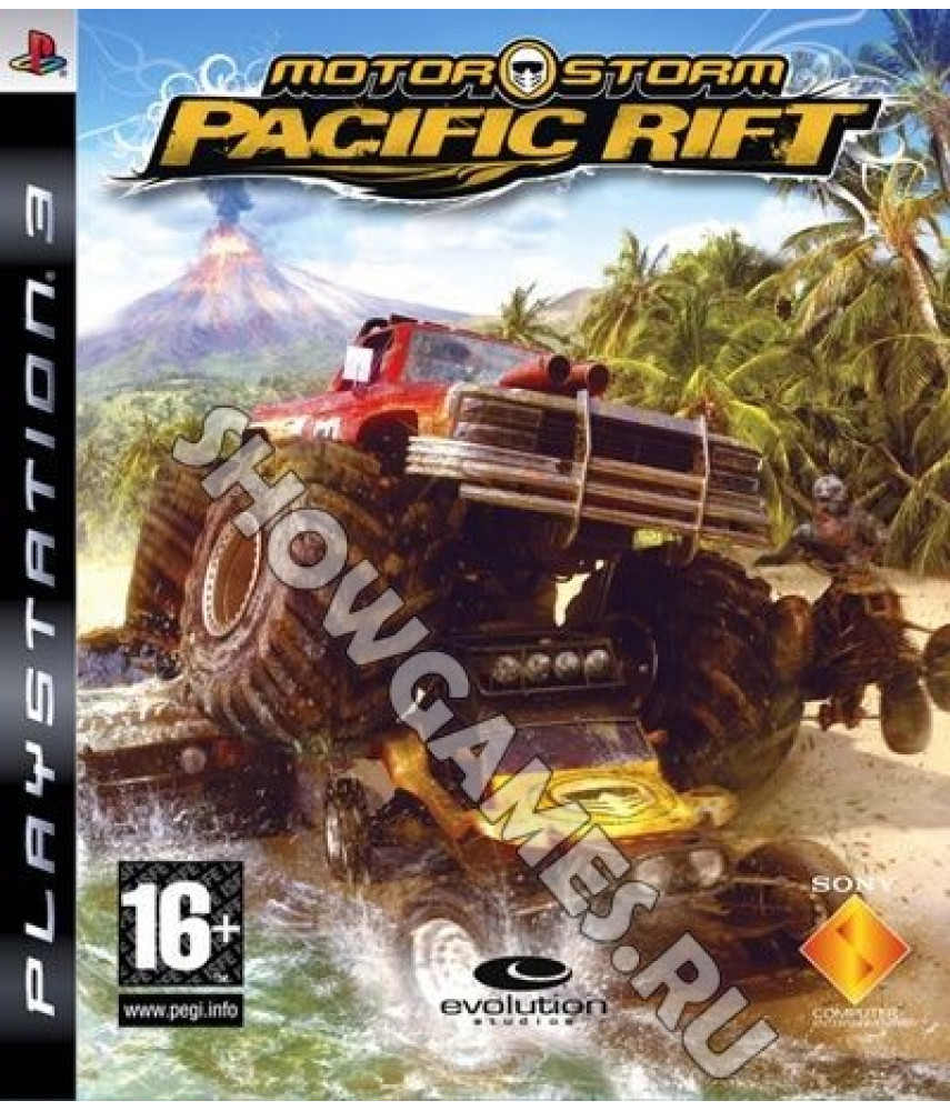 PS3 Игра  MotorStorm Pacific Rift на русском языке для Playstation 3 - Б/У