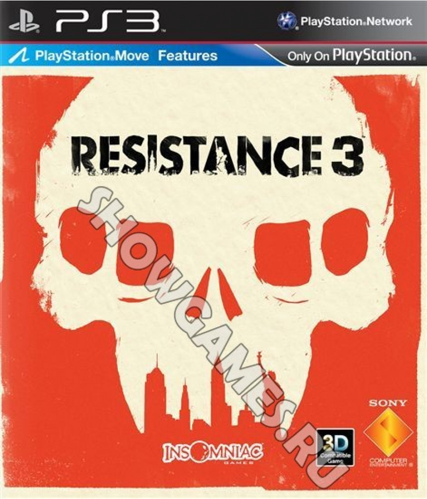 PS3 Игра Resistance 3 на русском языке для Playstation 3 - Б/У