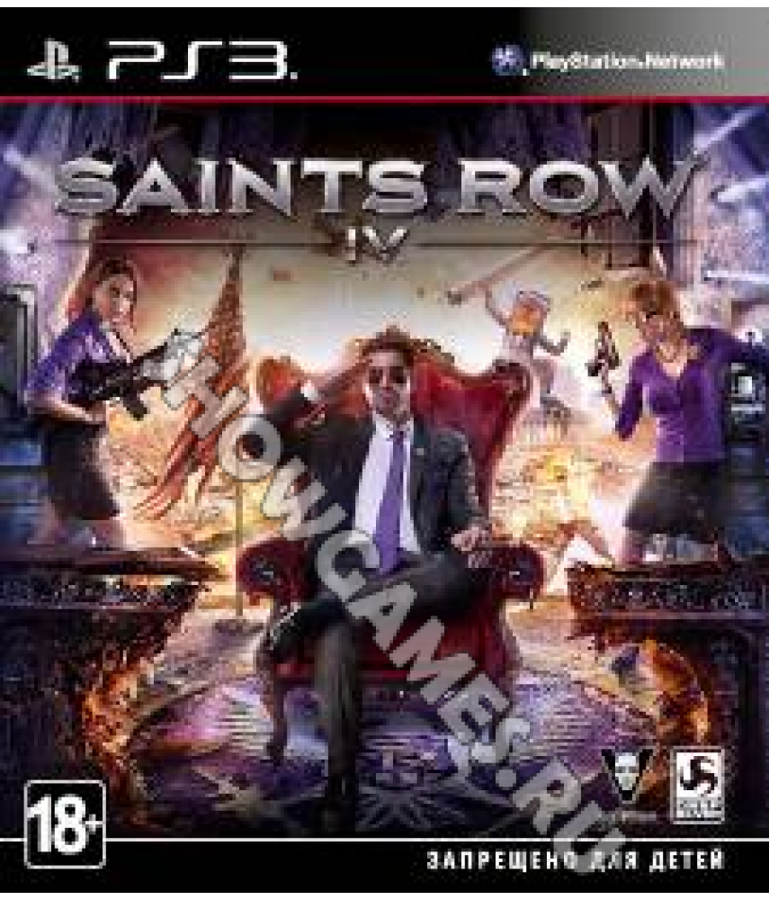 PS3 игра Saints Row 4 для Playstation 3 - Б/У