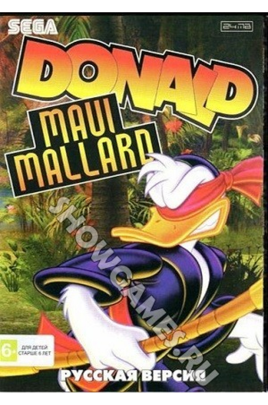 Игра Donald Duck in Maui Mallard для Sega - ShowGames.ru