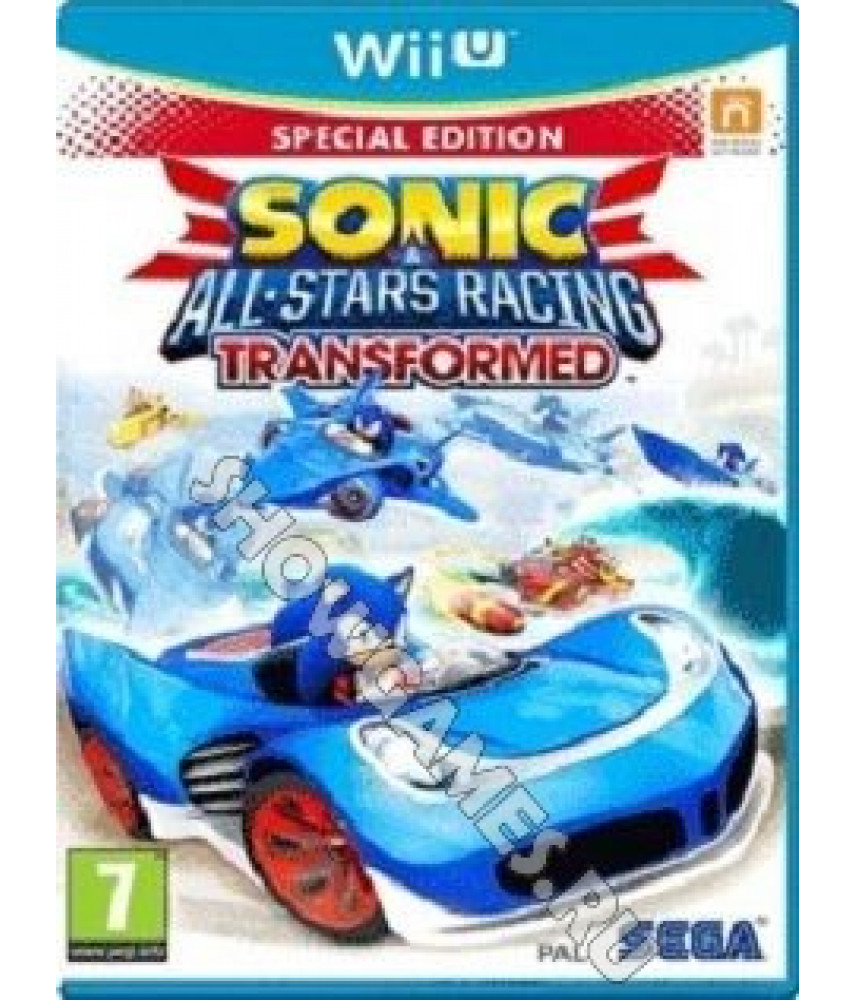 Sonic and All-Stars Racing Transformed Special Edition (WiiU, английская версия)