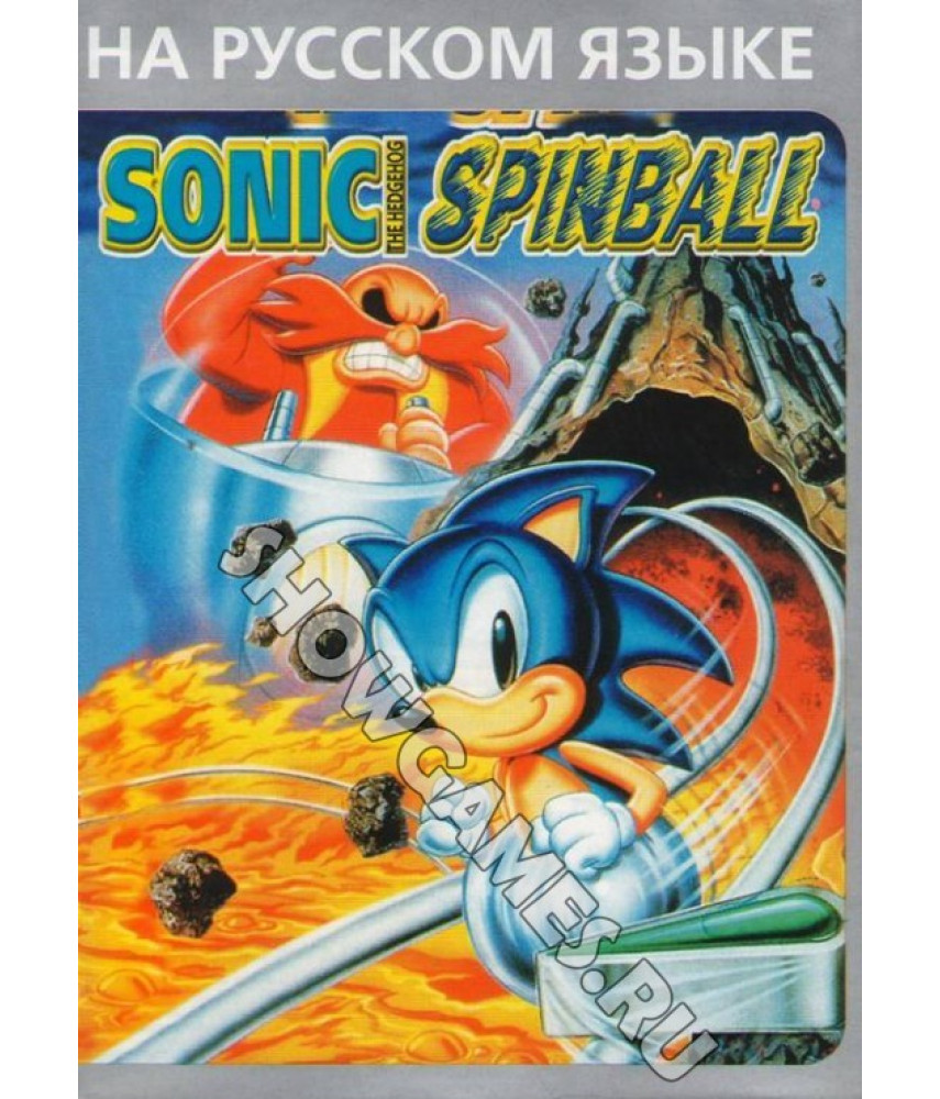 SEGA Игра Sonic Hedgehog Spinball / Соник Спинбол для СЕГИ (16-bit)