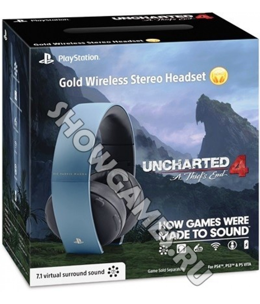 Наушники Sony Gold Wireless Stereo Headset Limited Edition Gray Blue