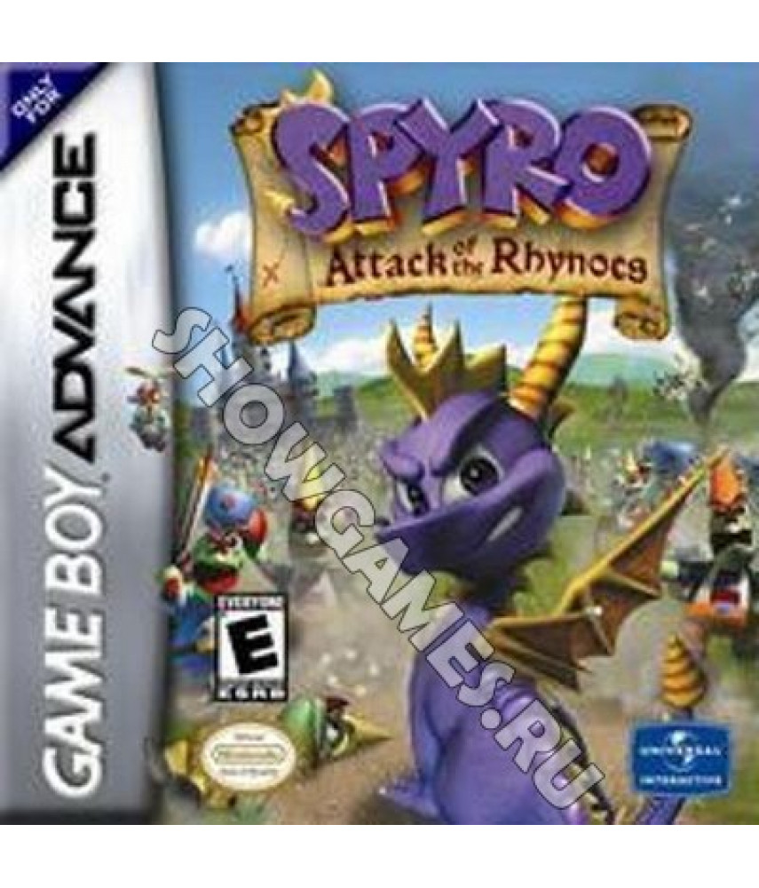 Spyro: Attack of the Rhynocs (Русская версия)  [GBA]