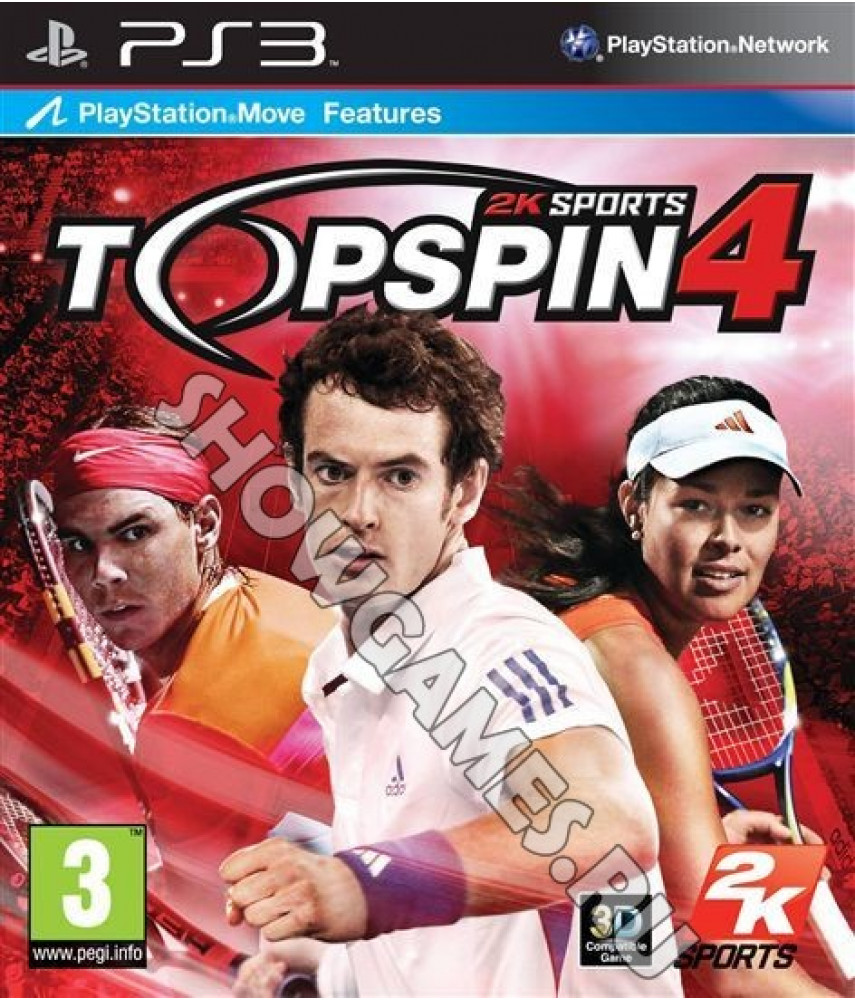 PS3 Игра Top Spin 4 для Playstation 3 - Б/У
