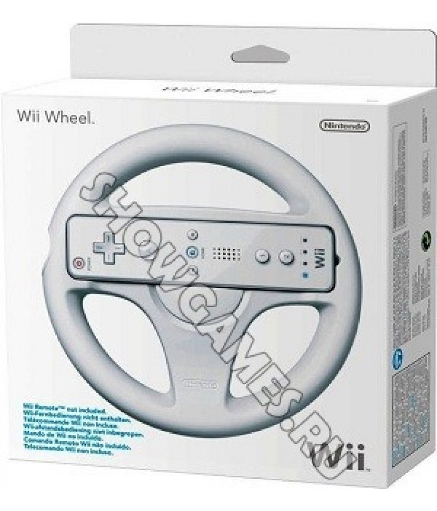 Wii Wheel - насадка в виде руля для джойстика Wii