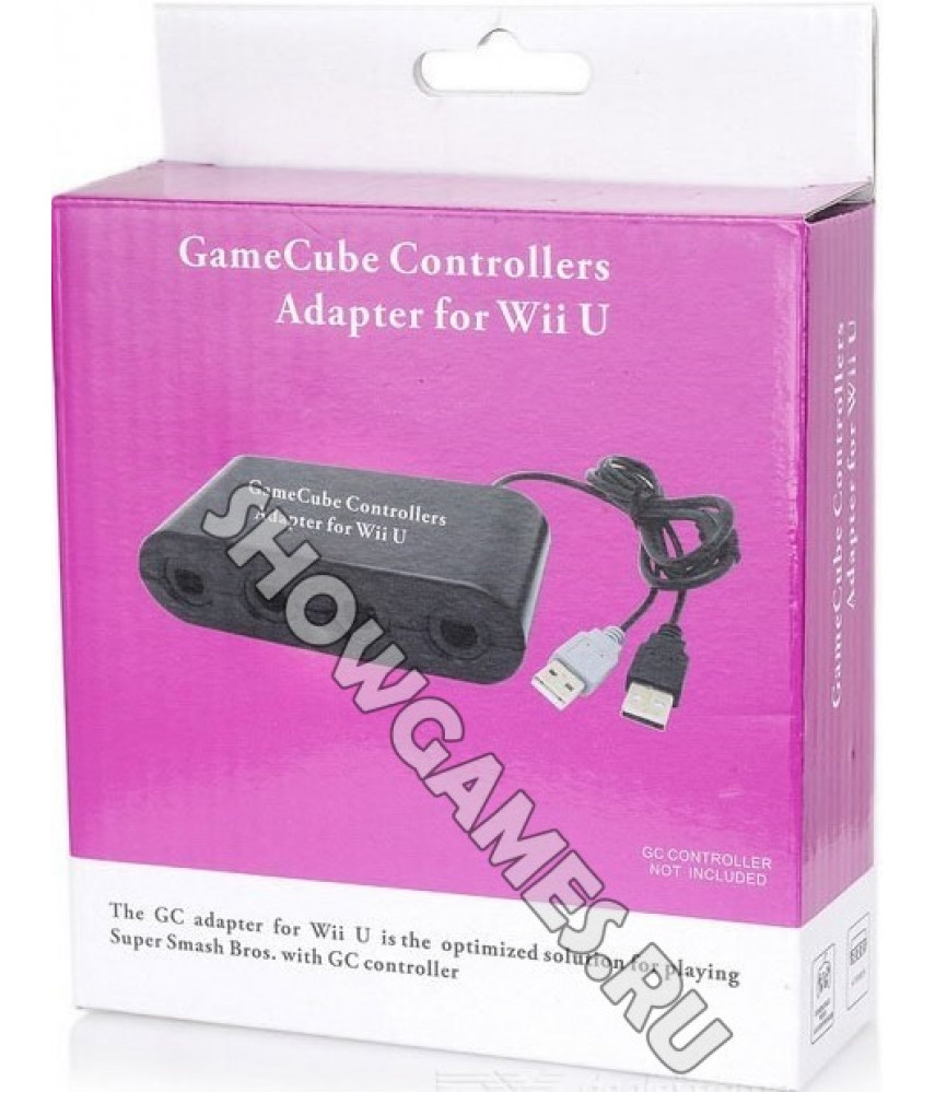 Wii U Адаптер для контроллера Game Cub (Adapter for Game Cub Controllers)
