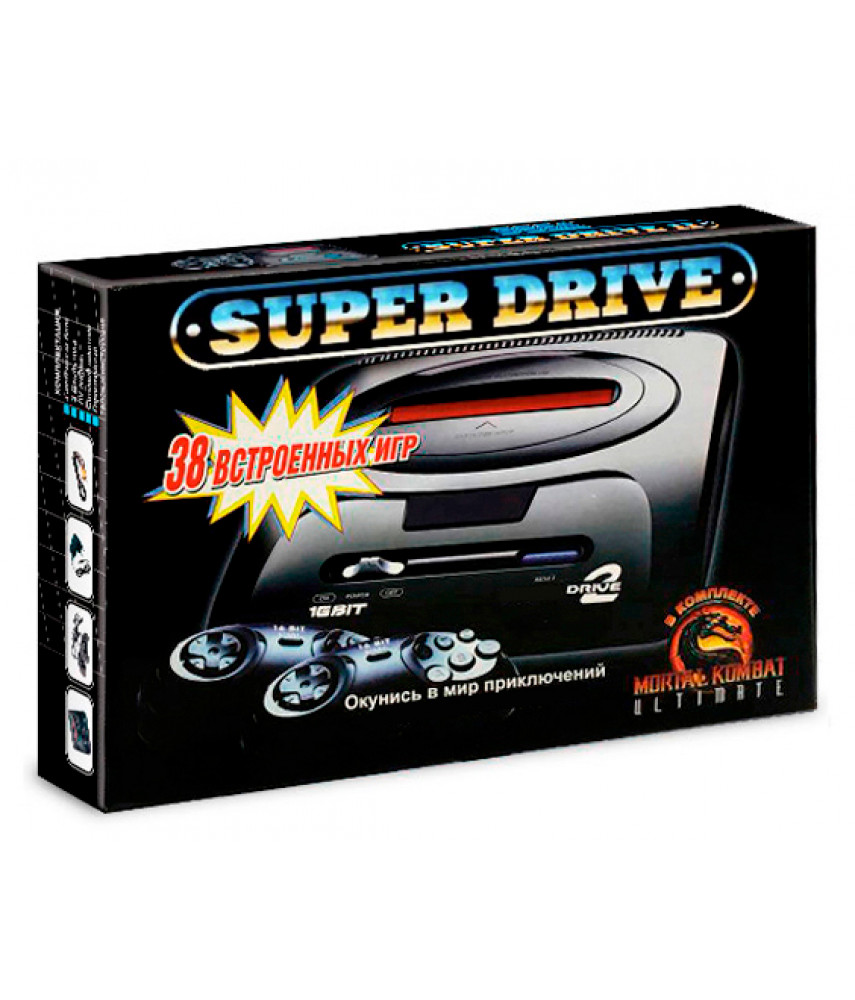 Игровая приставка 16 bit Super Drive (38 игр)