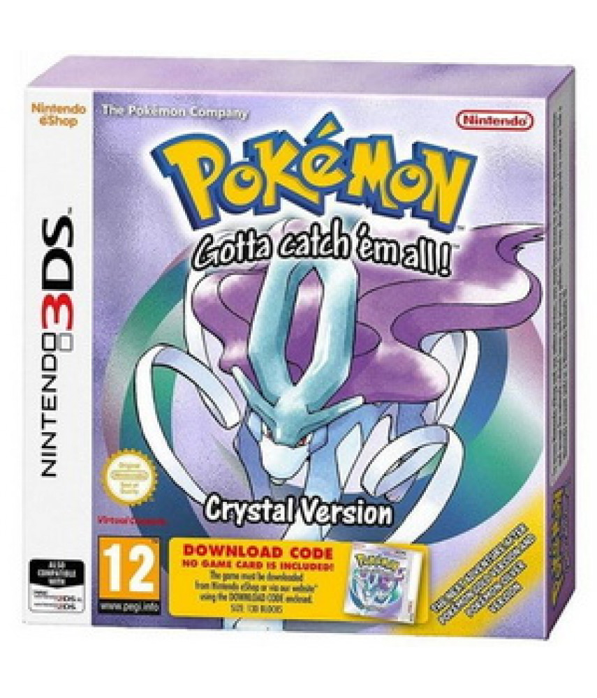 Pokemon Crystal Packaged (код загрузки в коробке) [3DS]