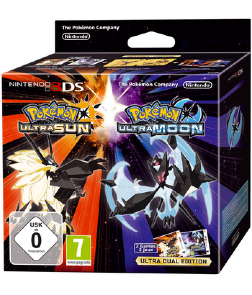 Pokemon Ultra Moon and Sun Deluxe Dual Edition - Ограниченное двойное издание [3DS]