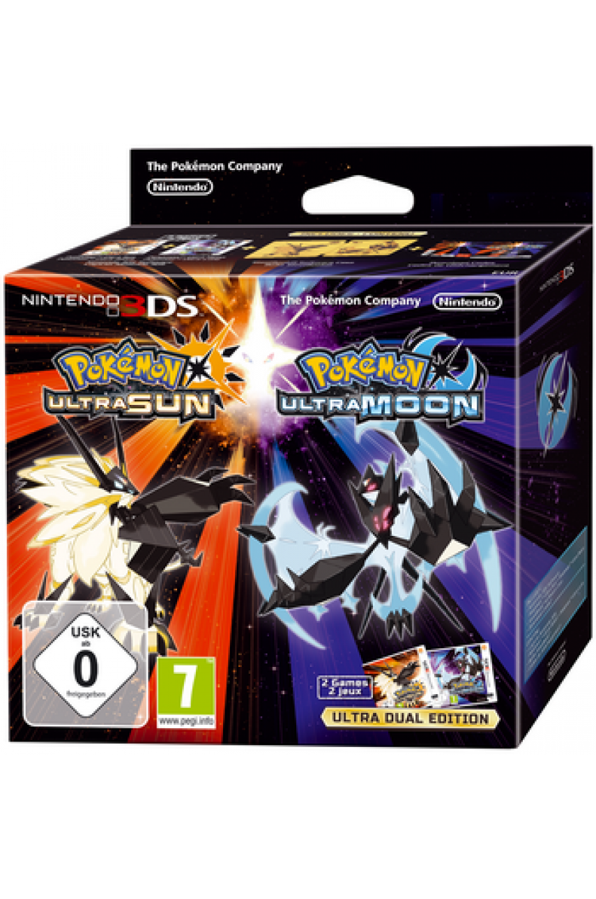 Pokemon Ultra Moon and Sun Deluxe Dual Edition - Ограниченное двойное издан...