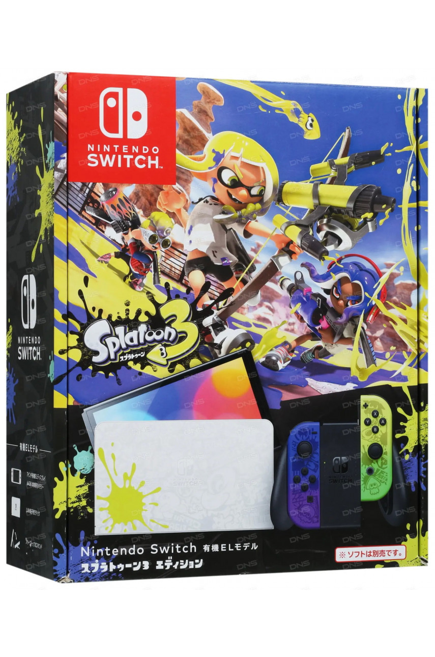 Купить Nintendo Switch Oled 64Gb Splatoon 3 Edition в Москве и Московской  области | ShowGames.ru