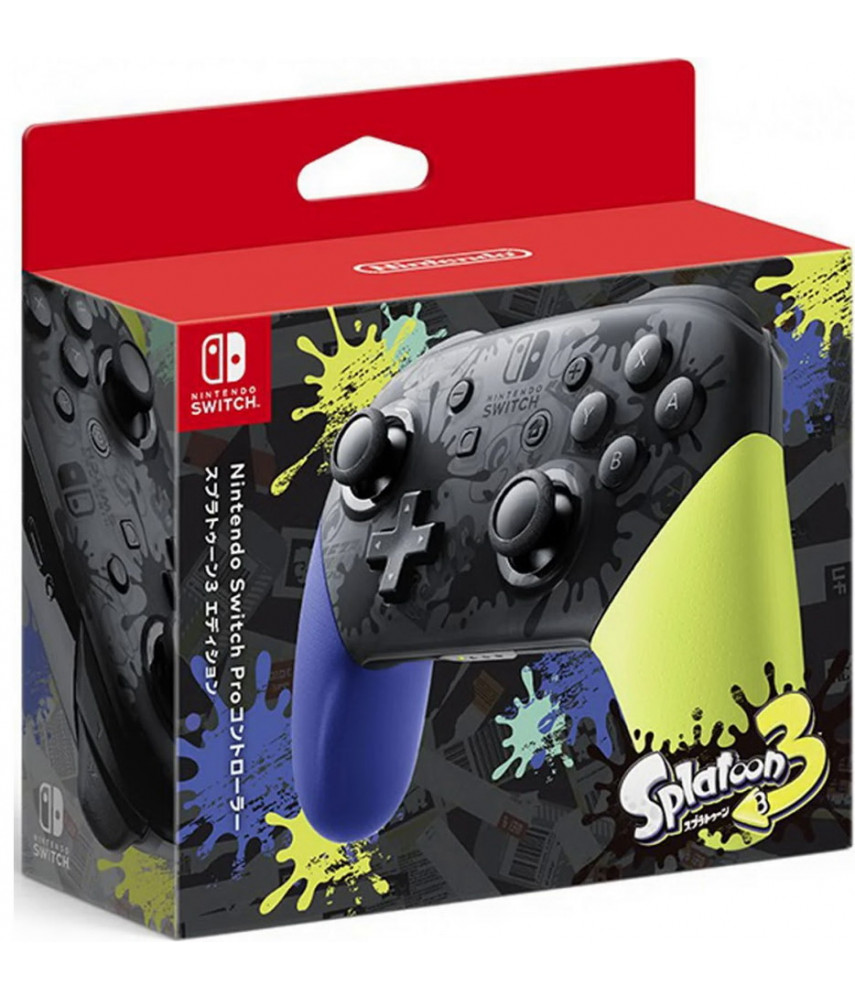 Геймпад Nintendo Switch Pro Controller Splatoon 3 Edition (HK ver)