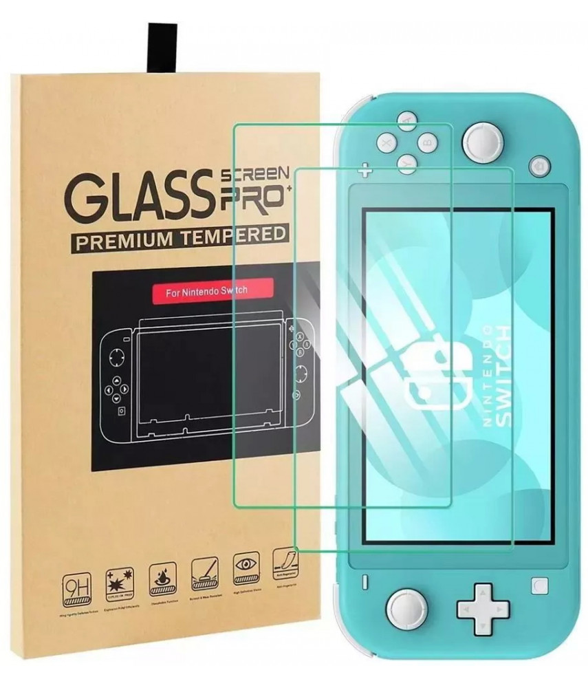 Защитное стекло Nintendo Switch Lite Tempered Glass 9H (2 шт.)