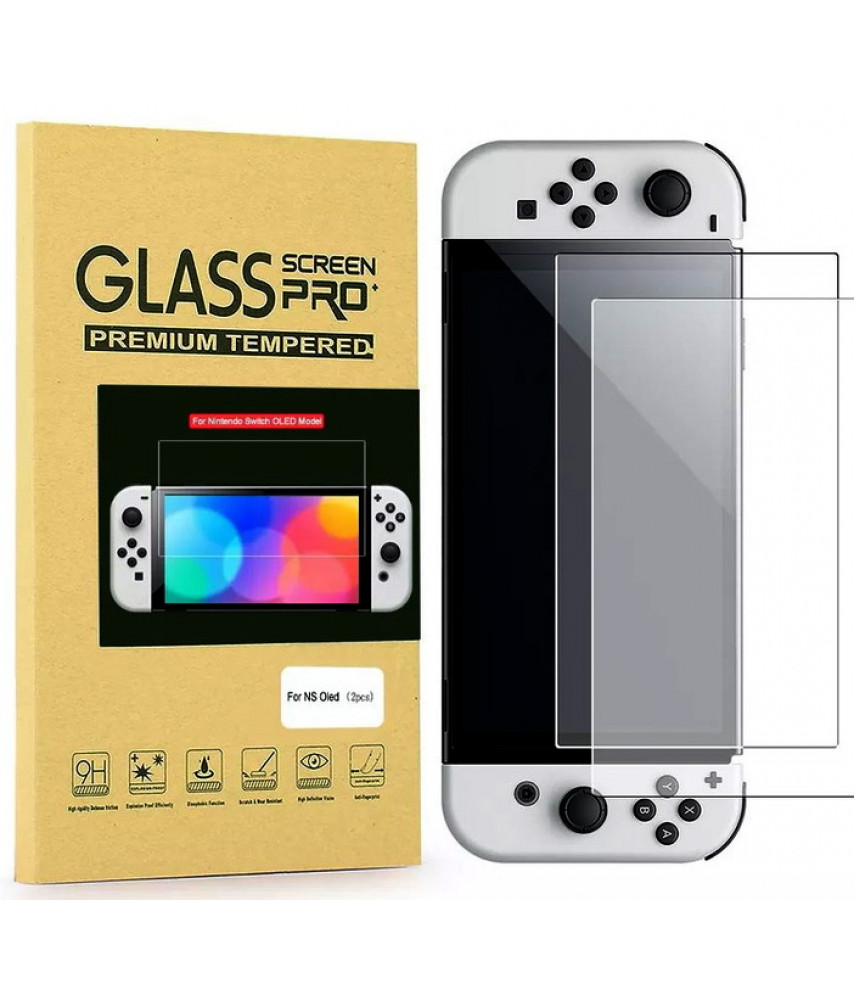 Защитное стекло Glass Screen PRO+ Premium Tempered (9H) (2 шт.) для Nintendo Switch