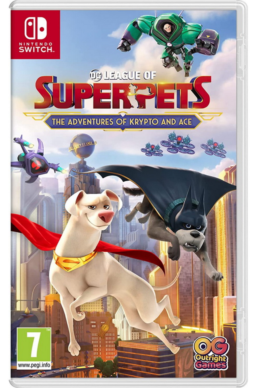 DC League of Super-Pets: The Adventures of Krypto and Ace (Русская версия) [Nintendo Switch] (EU)