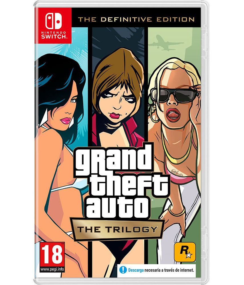 Grand Theft Auto: The Trilogy - The Definitive Edition (GTA Trilogy) (Русская версия) [Nintendo Switch] (EU)