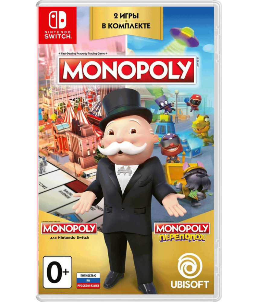 Monopoly Переполох + Monopoly (Русская версия) [Nintendo Switch]