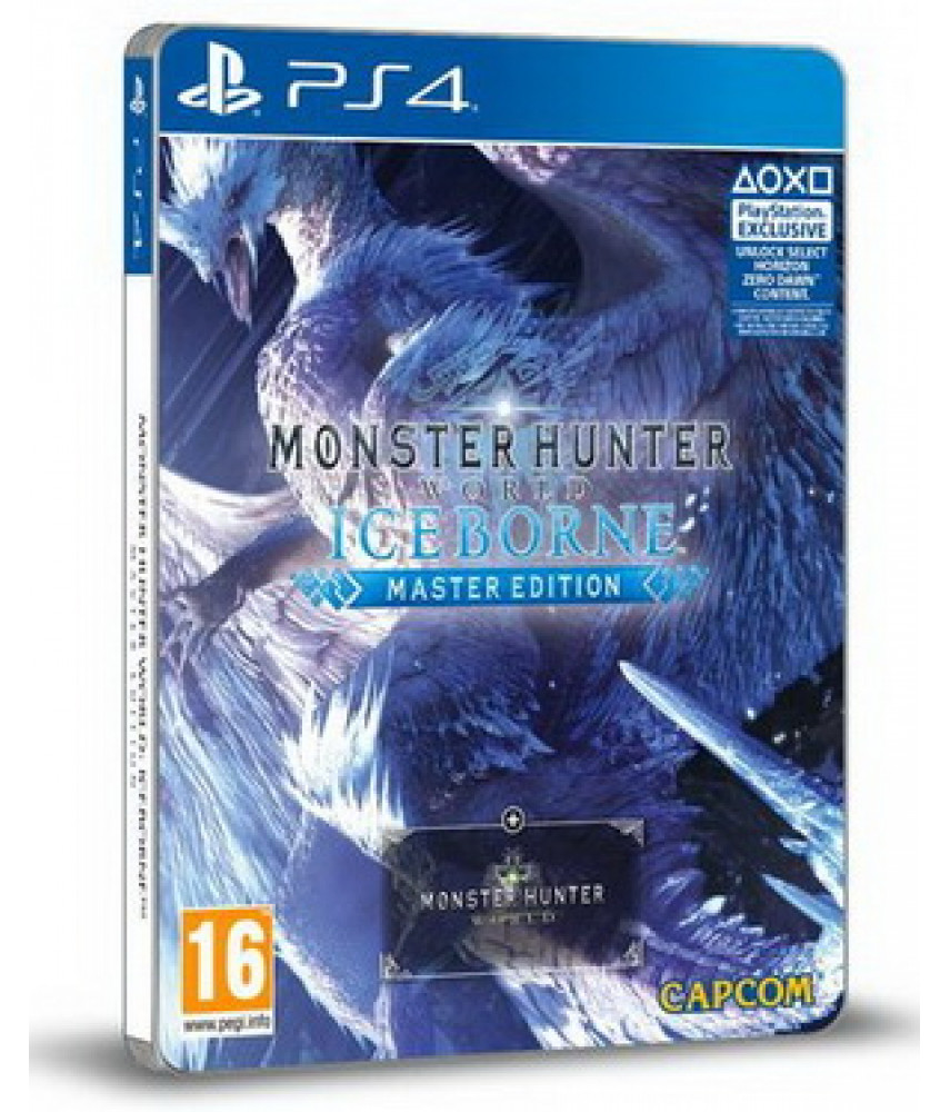 Monster Hunter World Iceborne Master Edition Steelbook (Русские субтитры) [PS4]