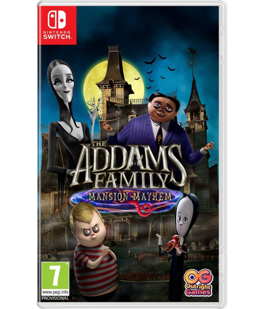 Семейка Аддамс: Переполох в особняке (Addams Family) (Русская версия) [Nintendo Switch]
