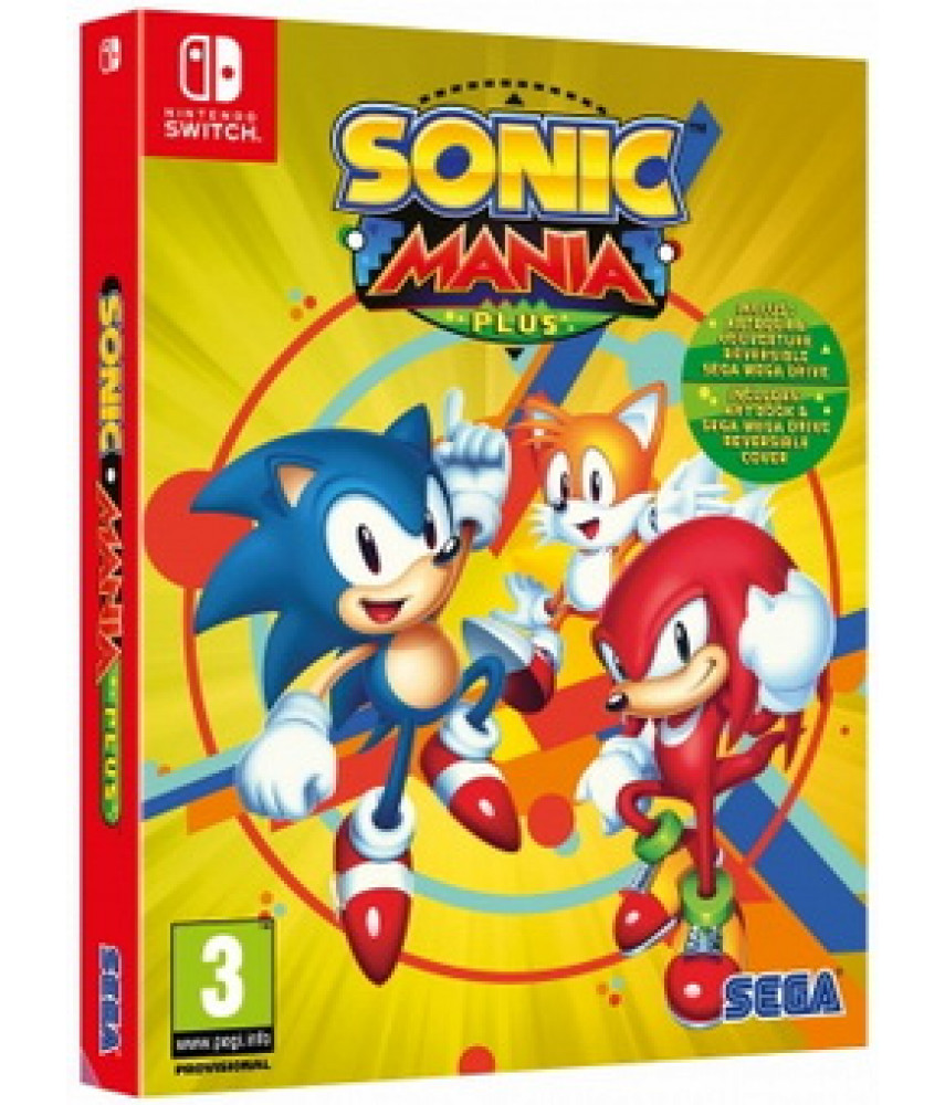 Nintendo Switch игра Sonic Mania Plus с Артбуком (EU)
